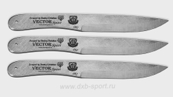 Throwing knives set "Vector Sport" (3 knives)