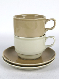 Чайная пара Башкирский фарфор, 200 мл, 2 шт, фарфор, цвет