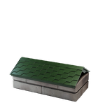 Парапет полимеркомпозитный Everest 250*510 (1 кирпич) зеленый