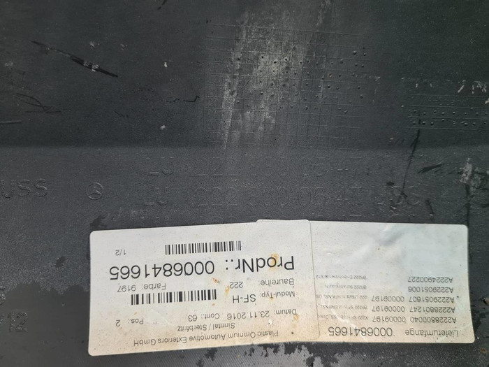 Бампер задний Mercedes S W222 (2013-2017) Maybach