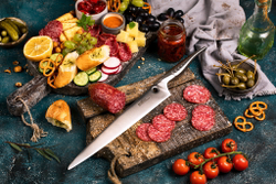 Нож кухонный для нарезки 27.4см Samura Reptile SRP-0045/K