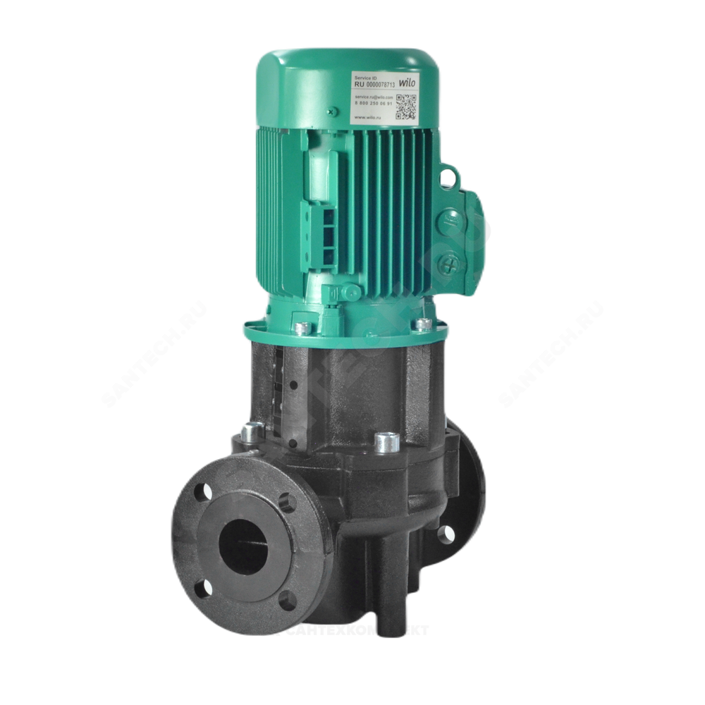 Насос ин-лайн с сухим ротором IL 80/190-15/2-IE3 PN16 3х400В/50 Гц Wilo 2458101