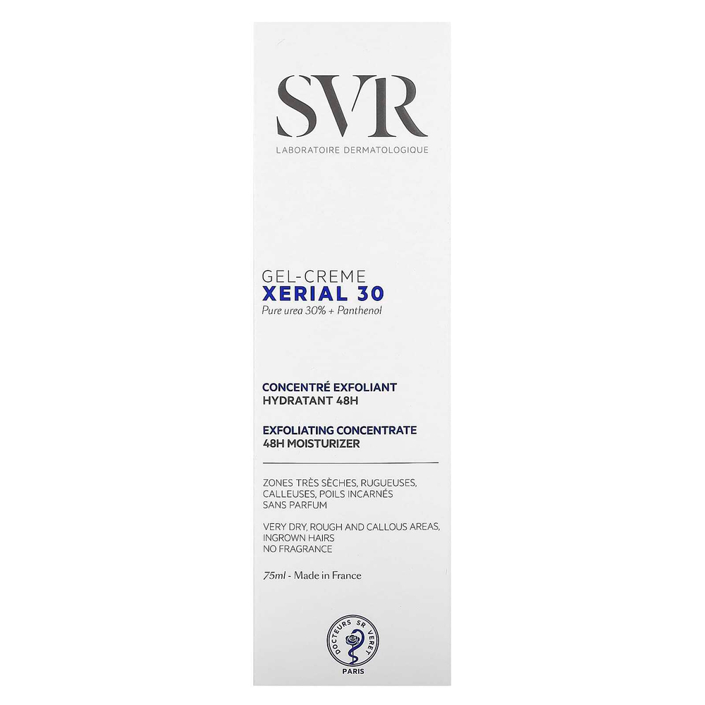 SVR, Xerial 30, крем-гель, без отдушек, 75 мл (2,5 жидк. унции)