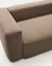 Угловой диван Blok из коричневой синели, 5 мест, 320 x 320 см