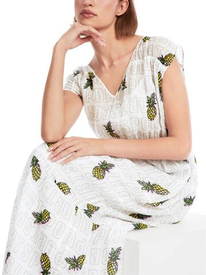 Marc Cain Платье из рами с принтом