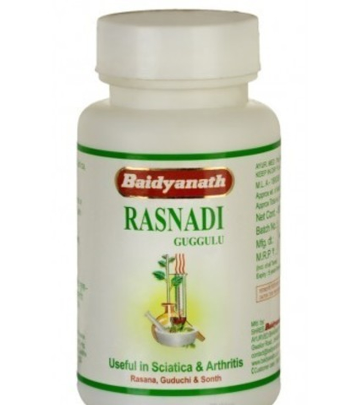 БАД Baidyanath Rasnadi Guggul от боли суставов и мышц, 80 таб