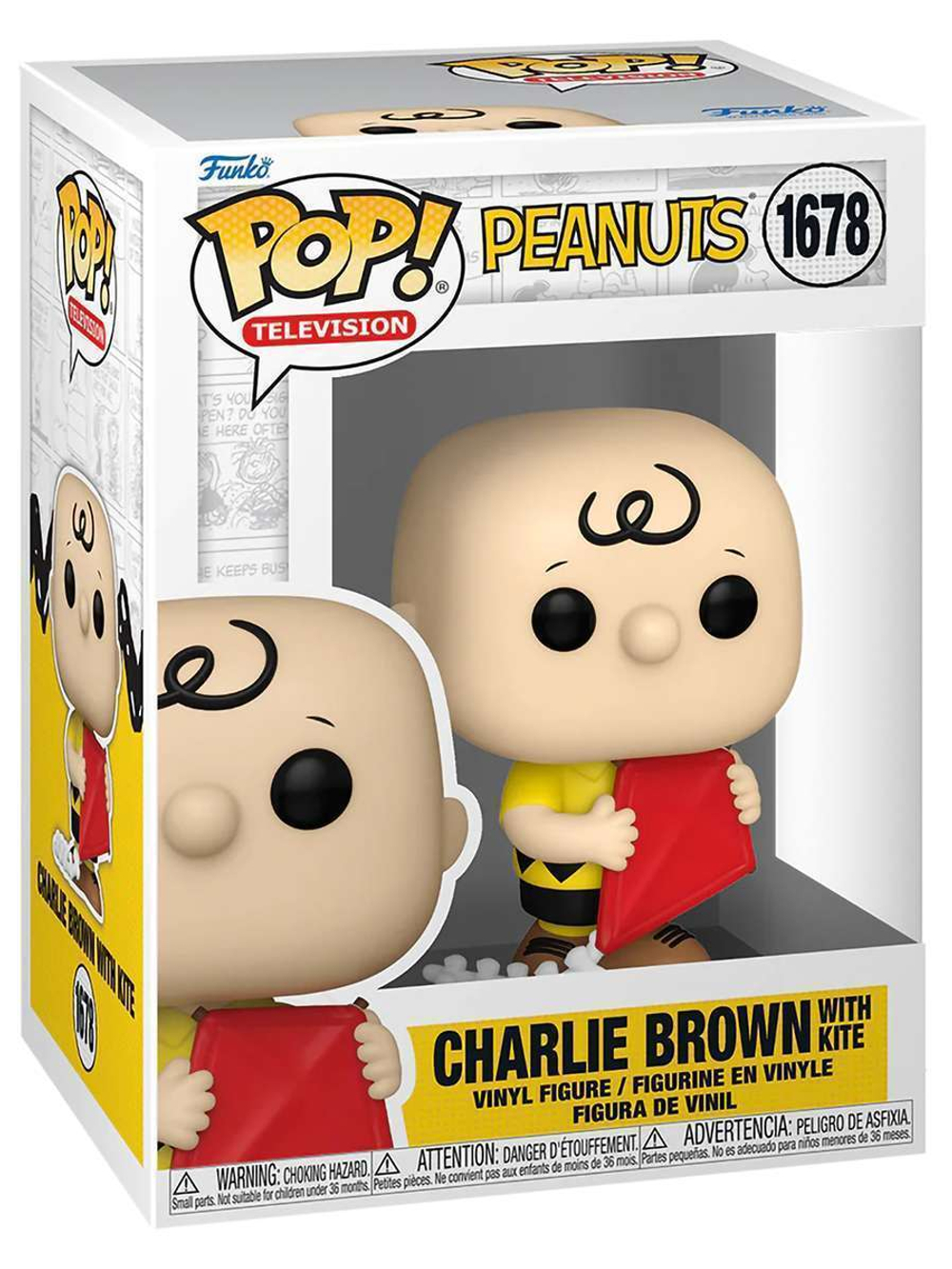Фигурка Funko POP! TV Peanuts S7 Charlie Brown w/Kite (1678) 83506