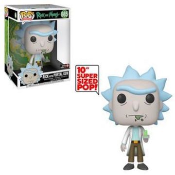 Фигурка Funko POP! Vinyl: Rick and Morty: 10" Rick w/Portal G (Exc) 47379