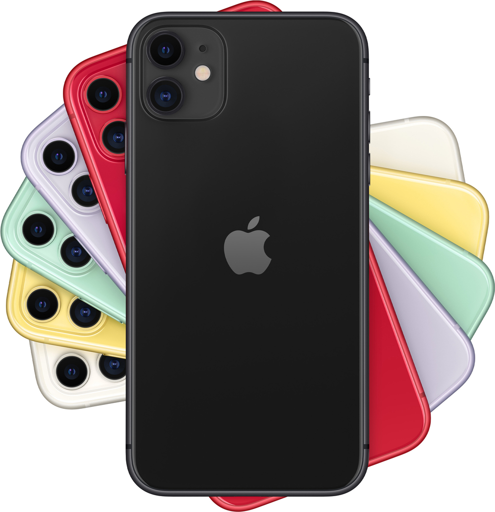Apple iPhone 11, 64 ГБ, черный (новая комплектация)