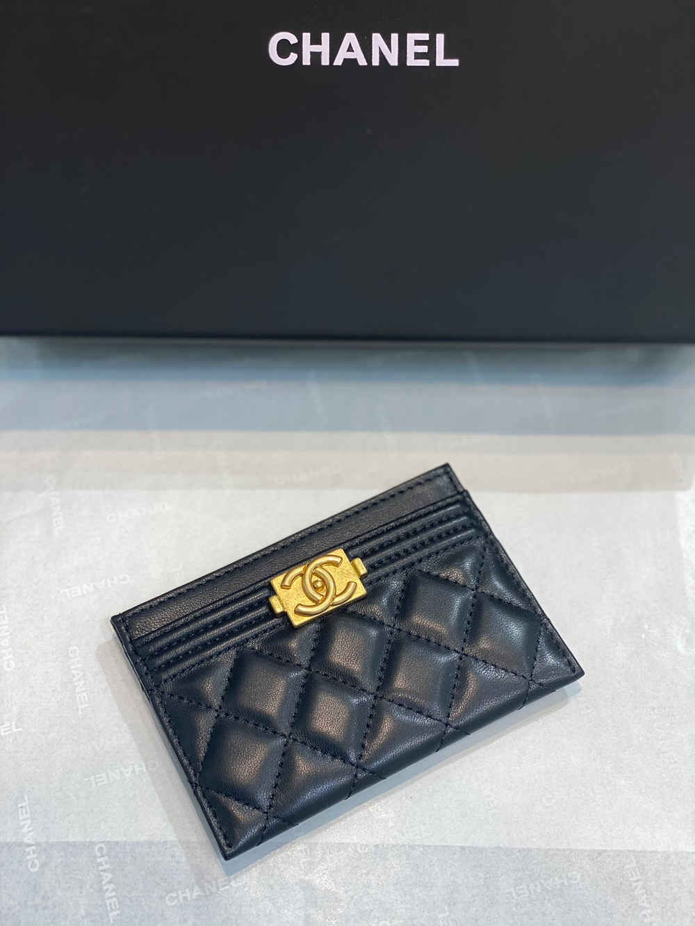 Chanel Boy Card Holder