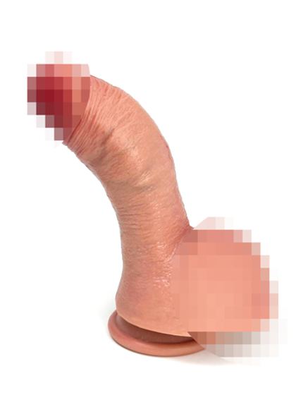 SGAN - Фаллоимитатор на присоске с мошонкой