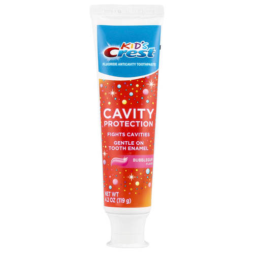 Crest, Kid's, Cavity Protection, зубная паста с фтором, жевательная резинка, 119 г (4,2 унции)
