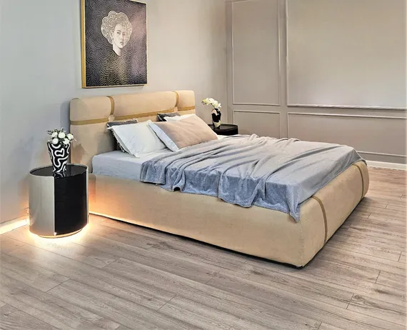 Кровать Crossover 180х200 см, бежевая