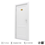 Номерок на дверь квартиры 309, для кабинета, офиса, шильдик 9 х 7 см, золотистый, Айдентика Технолоджи