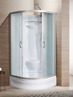 Душевая кабина RIVER REIN Б/К 90/24  МТ 90x90x210 10000002413 Универсальная Четверть круга