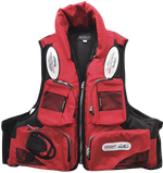 Жилет страховочный Badger Aqua Sport рыбаловный HFM-302-RED до 120кг -
