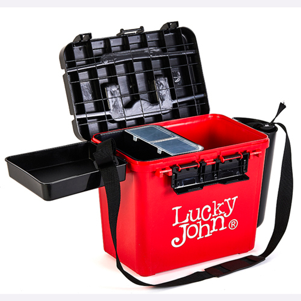 Ящик рыболовный зимний Lucky John (из 6-ти частей) 38x26x31.5cm