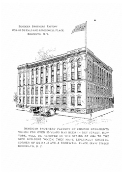 Catalogue of vestments, banners and regalia | Benziger brothers