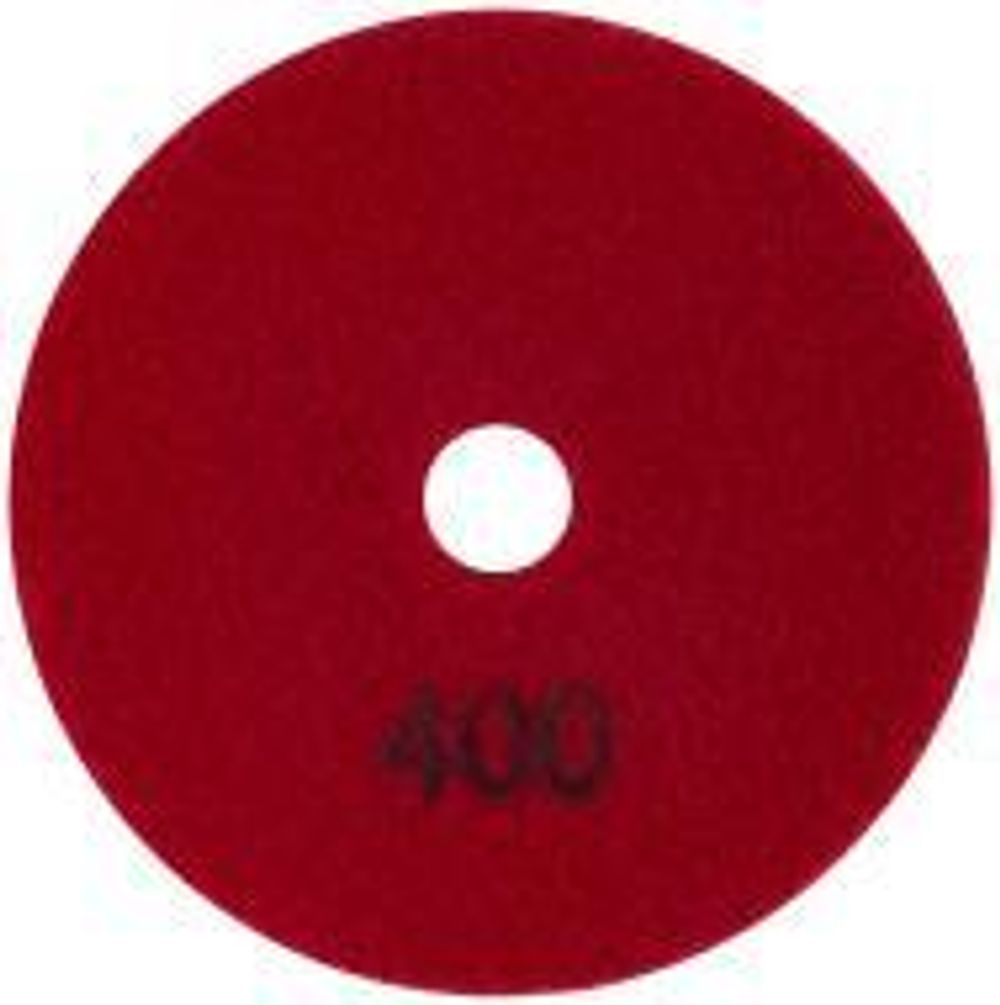 39854 Алмазный гибкий шлифовальный круг АГШК 100 мм, Р 400 (липучка), сухое шлифование FIT