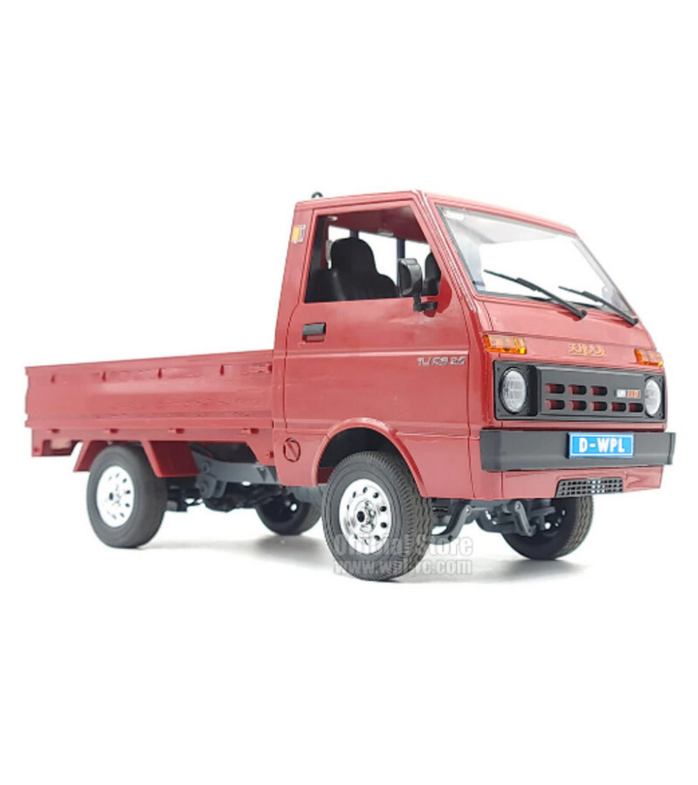 Радиоуправляемая машина WPL китайский грузовичок D-22 (красная) 2.4G 1/10 RTR