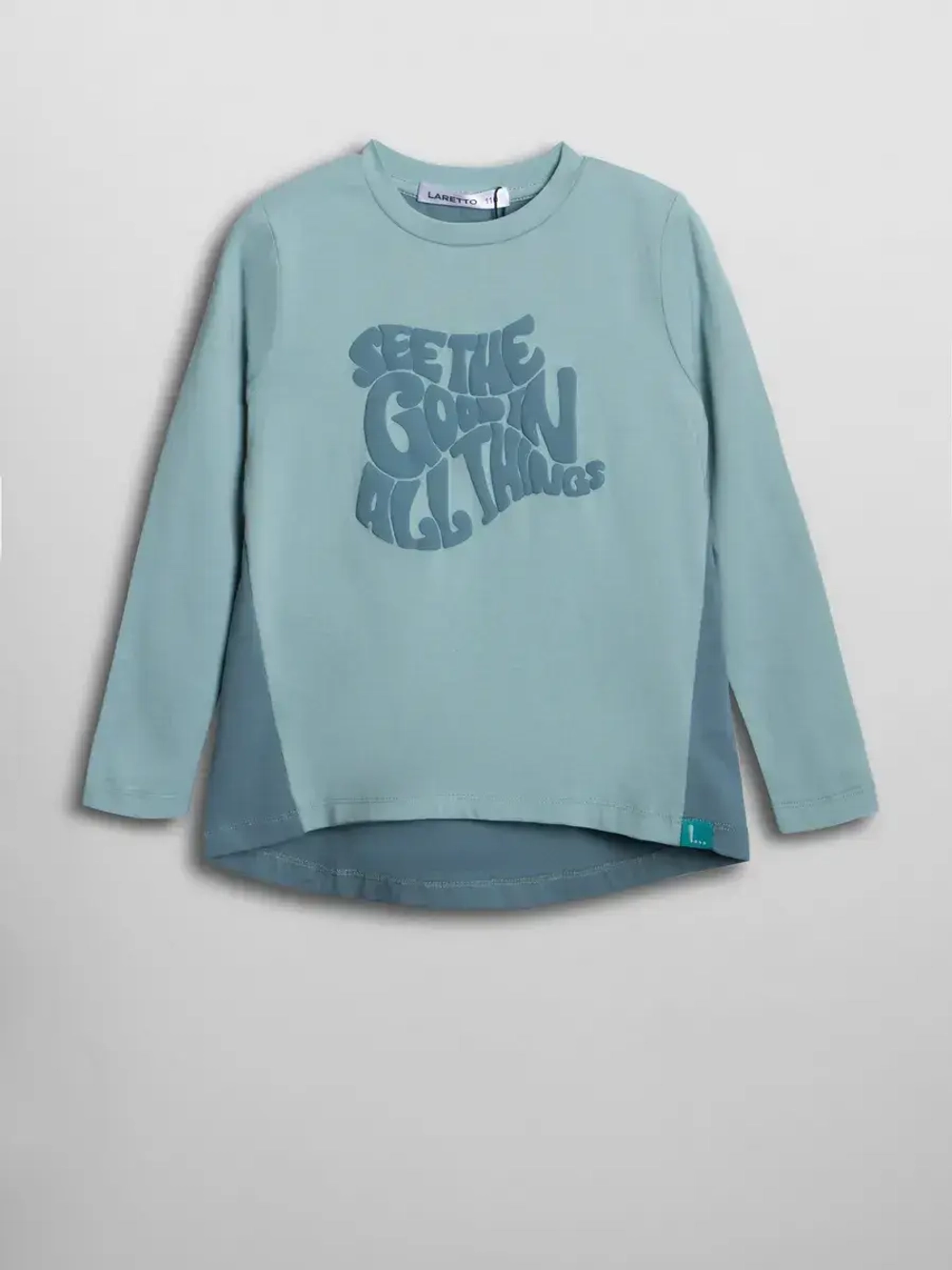 Зеленый костюм для девочки на осень