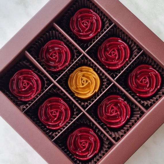 763 | Форма для шоколадных конфет &quot;Роза&quot; (275*175мм)