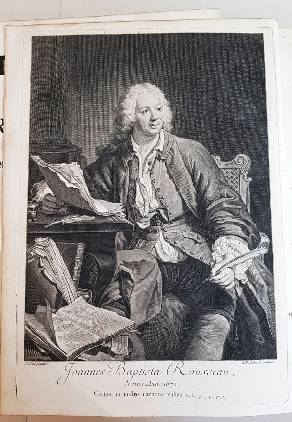 "Oeuvres de Jean-Baptiste Rousseau. Tome 1, 2, 3".