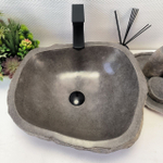 Раковина из речного камня RS-63874 (50*43*16) 0123