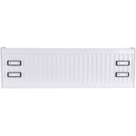 Радиатор панельный профильный ROMMER Compact тип 22 - 300x1000 мм (подкл.боковое, белый)