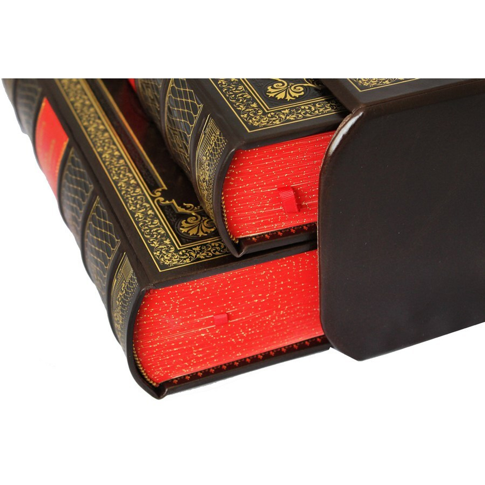 "Настольная книга для русскихъ сельскихъ хозяевъ". Подарочное издание в кожаном переплете в 2 томах