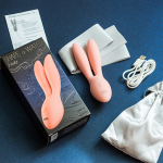 Розовый водонепроницаемый вибратор 14см с ушками Lola Games Shape of water Flake 8680-00Lola