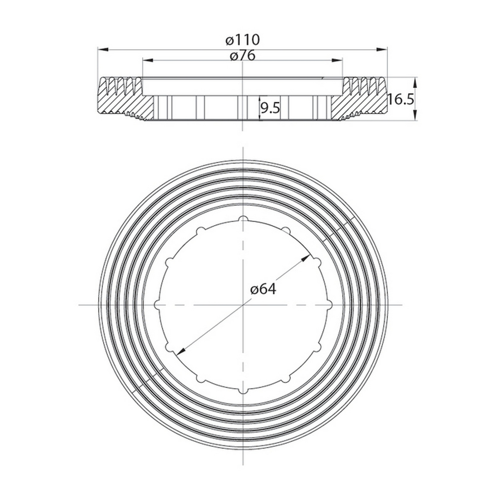 Заливной клапан  IDDIS, нижний подвод F012400-0007