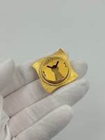 Накладка на пуговицу с чёрной вставкой