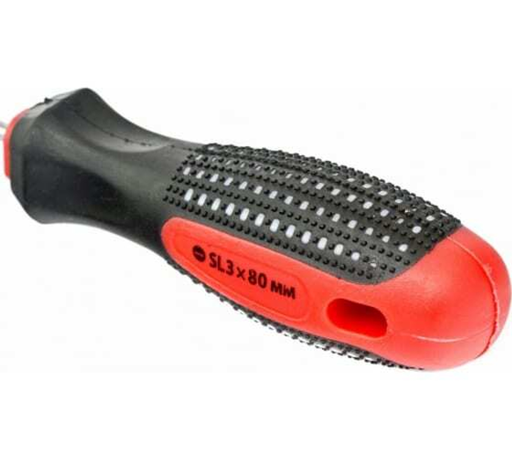 ОТВЕРТКА MATRIX FUSION, SL3,0Х80ММ CRV, 3-Х КОМП/РУК 11406