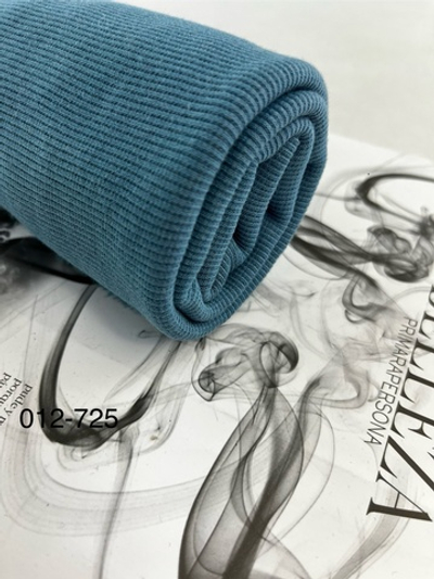 ПЫЛЬНО-ГОЛУБОЙ - Кашкорсе с лайкрой, пенье