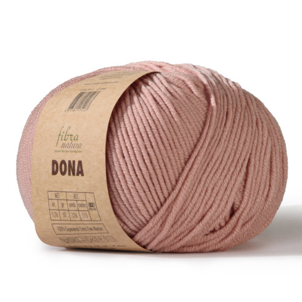 Пряжа Dona 50г, 115м, 100% меринос экстрафайн (цена за 1 шт)