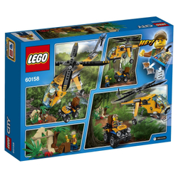 LEGO City: Грузовой вертолёт исследователей джунглей 60158 — Jungle Explorers Jungle Cargo Helicopter — Лего Сити Город