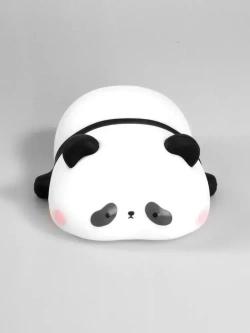 Детский ночник с таймером Панда силиконовый, беспроводной светильник для малышей