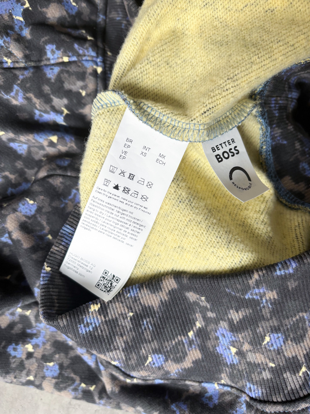 Хлопковая толстовка Hugo Boss, XS