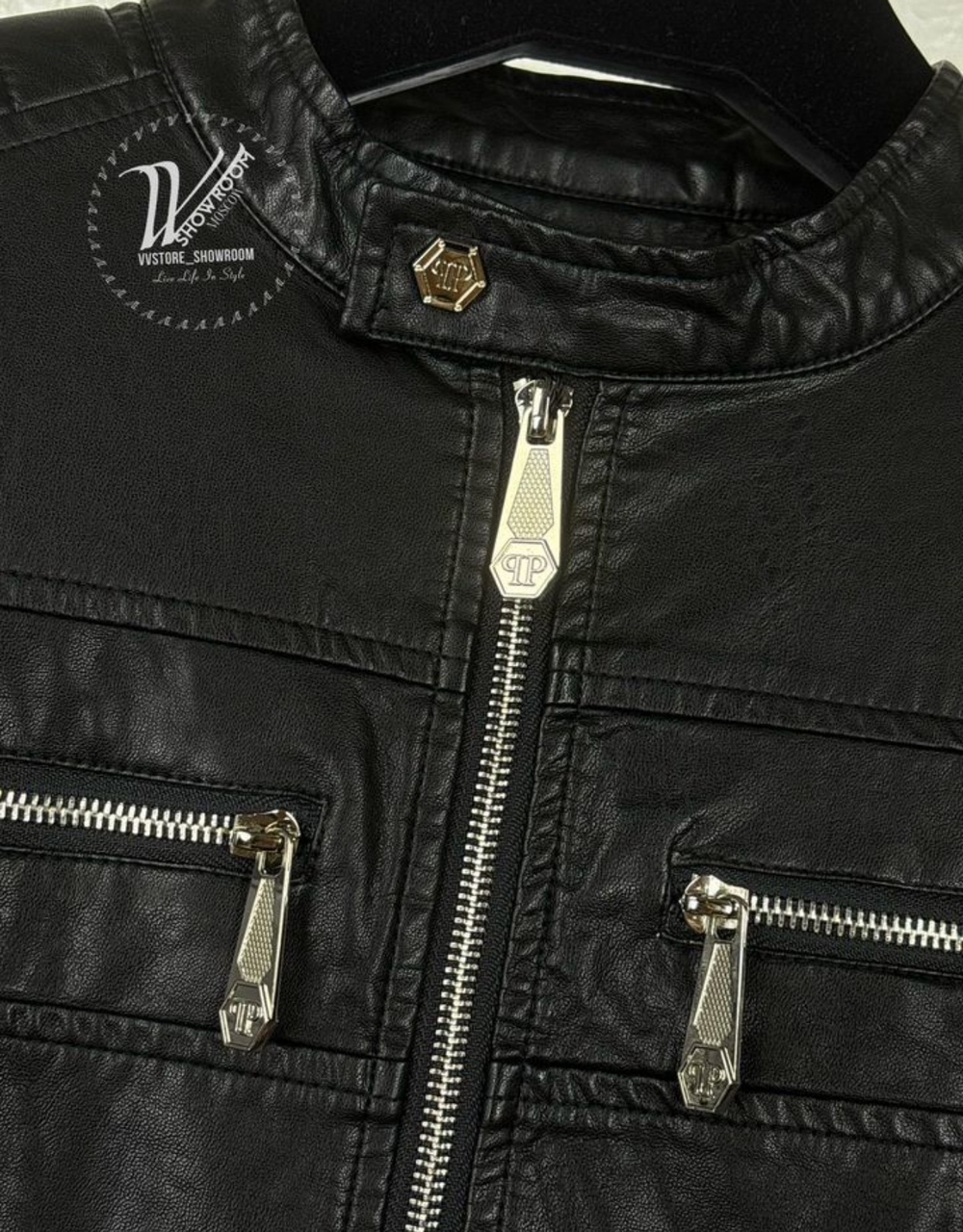 Кожаная куртка Philipp Plein
