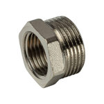 Футорка STOUT SFT 0029 - 3/4" x 1/2" (для стальных труб, латунь никелированная)