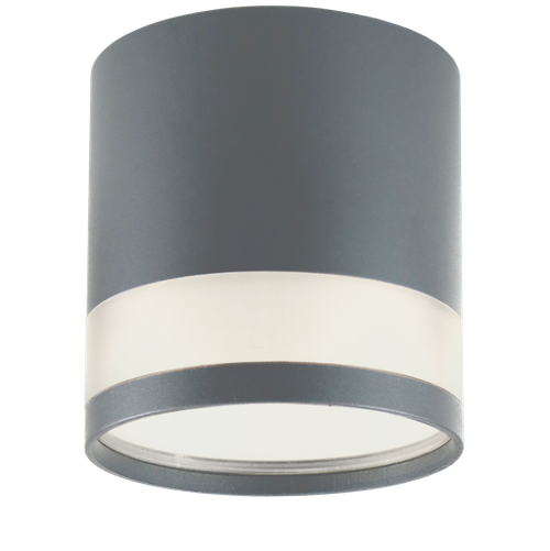 Светильник GX53 ART GLASS серый универсальный, 83*90 мм, 40 шт/кор