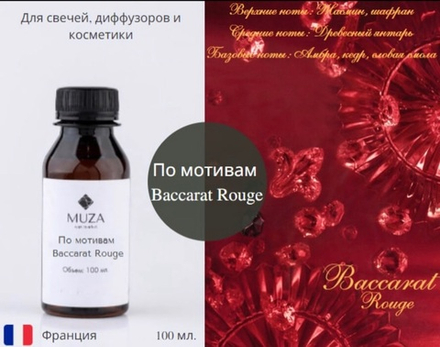 По мотивам аромата Maison Francis Kurkdjian Baccarat Rouge