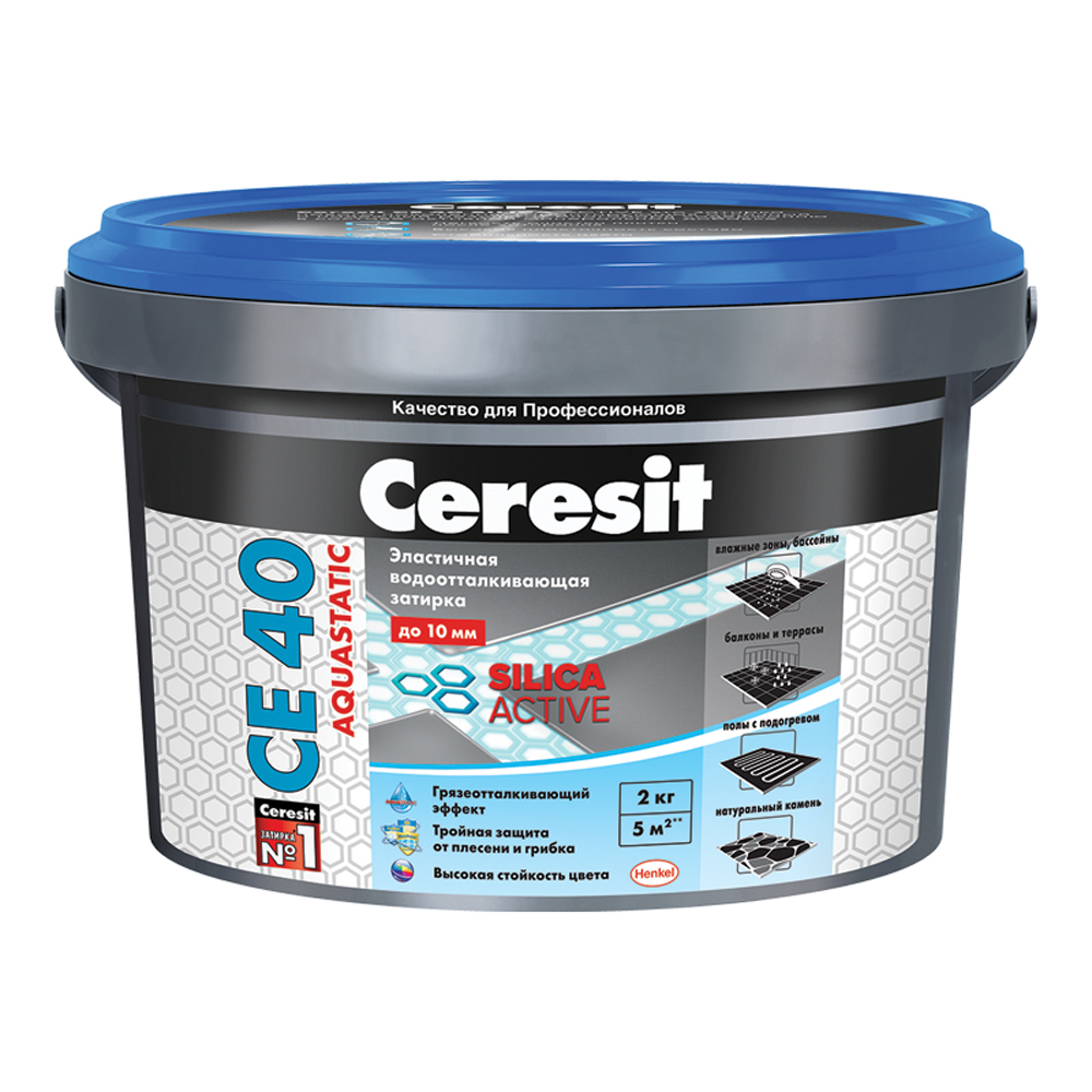 Затирка СЕ 40 белый  мрамор 2 кг Ceresit