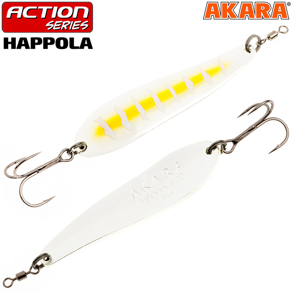 Блесна колебалка Akara Action Series Happola 70 18 гр. AB68