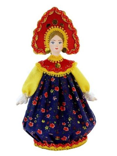 Кукла сувенирная в русском костюме "Матрешка"