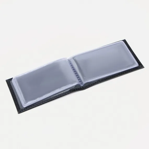 Визитница, 18 листов, цвет чёрный