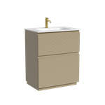 Тумба напольная SANCOS Folk Floor 690х445х850, c двумя ящиками оснащенными доводчиками, Капучино, арт.FL70FCP