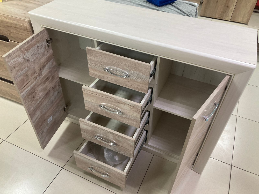 Комод комби Мартина дуб приморский/дуб юкон