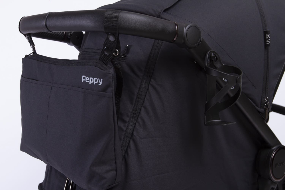 Прогулочная коляска Peppy Marco black